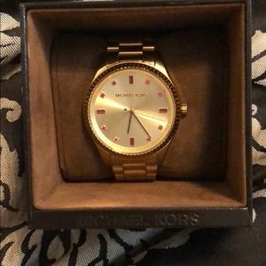 Gold Michael Kors watch
